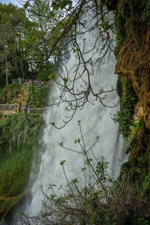 Exciting and powerful waterfalls in Edessa, northern Greeceの写真素材