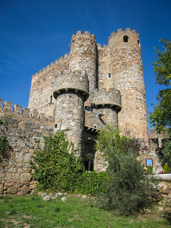 Image of Coracera castle, San Martin de Valdeglesias, Avila, Castilla y Leon, Spainのeditorial素材