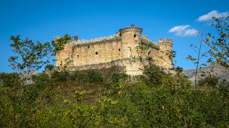 Image of Mombeltran castle, Avila, Castilla y Leon, Spainのeditorial素材