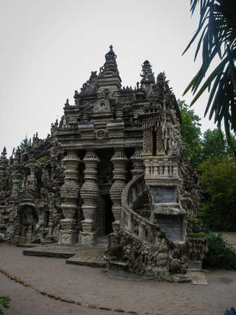 Image of ideal Palace of Postman Cheval, Franceのeditorial素材
