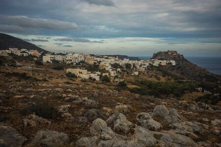 Image of scenic and beautiful cityscape, Kythira, Greeceの写真素材