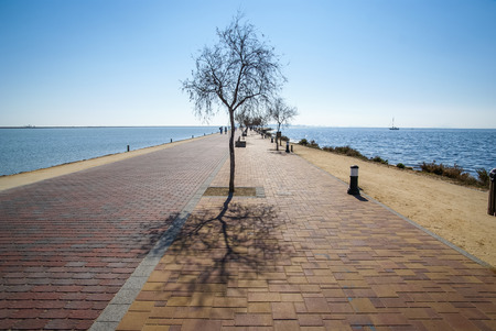 Landscape at San Pedro del Pinatar, Valencia y Murcia, Spainの写真素材