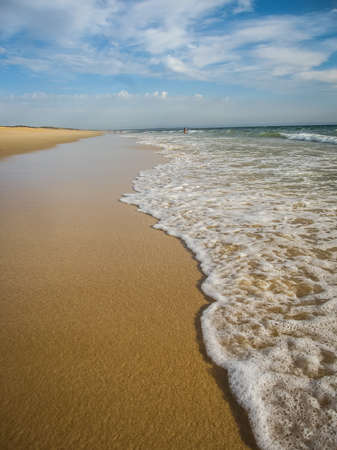 Scenic and beautiful seascape near Comporta, Portugalの写真素材