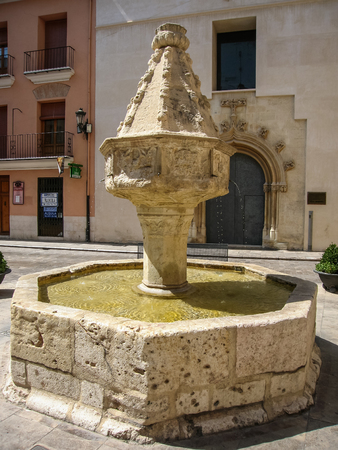 Cityscape at Jativa, Valencia y Murcia, Spainの写真素材