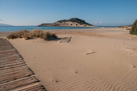 Image of Seashore at Simos beach, Elafonisos, Greeceの写真素材