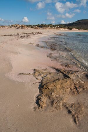 Image of Seashore at Simos beach, Elafonisos, Greeceの写真素材