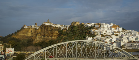 Cityscape at Arcos de la Frontera, Andalucia, Spainの写真素材