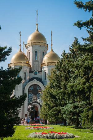 Image of a Church, Mamaev Kurgan, Russiaの写真素材