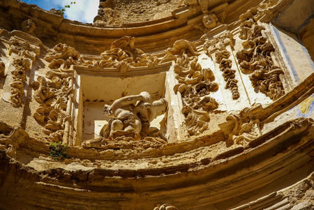 Image of Ruins of the Convento de Monjes Servitas, Teruel, Aragon, Spainの写真素材