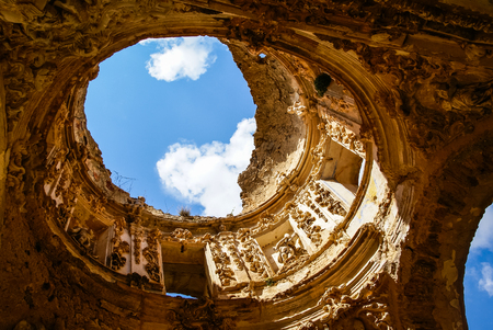 Image of Ruins of the Convento de Monjes Servitas, Teruel, Aragon, Spainの写真素材