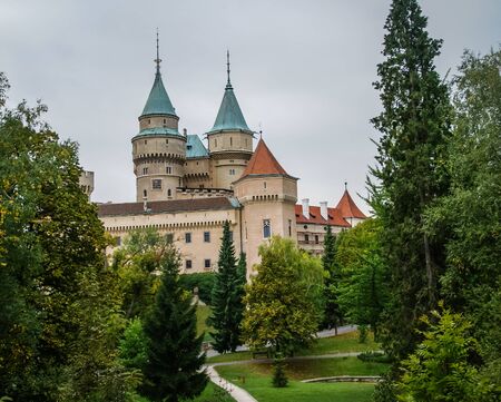 Image of a Castle in Bojnice, Slovakiaのeditorial素材