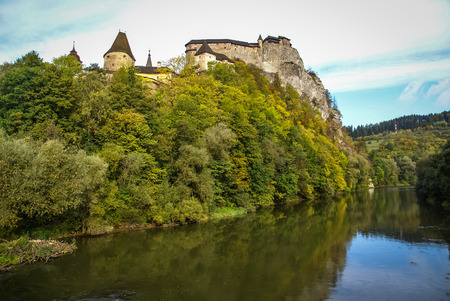 Image of a Castle in Orava, Slovakiaの写真素材