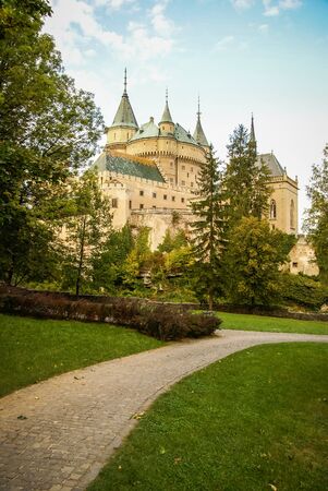 Image of a castle in Bojnice, Slovakiaのeditorial素材