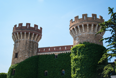 Scenic image of Castillo Peralada, Catalonia, Spainの写真素材