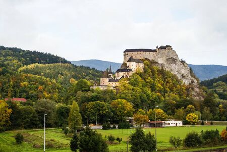 Image of a Castle in Orava, Slovakiaのeditorial素材