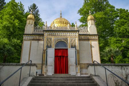 Beautiful Landscapes in the park Linderhoff, Bavaria, Germanyのeditorial素材