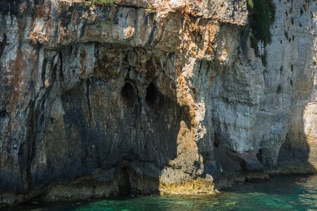 Scenic image of Blue caves, Zakinthos, Greeceの写真素材