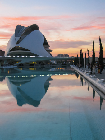 Valencia, Spain - March, 30, City of Arts and Cience, 30 March 2006 in Valencia, Spainのeditorial素材