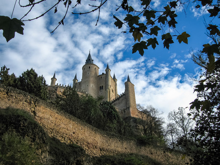 Image of Castle-ship  Alcazar at Segovia, Spainの写真素材