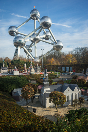 Brussels, Belgium - Novembre 25, Mini Europe in Brussels, Belgiumのeditorial素材