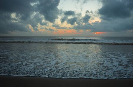 Colorfull dawn at Indian Ocean in Angels Bay, Kenya
