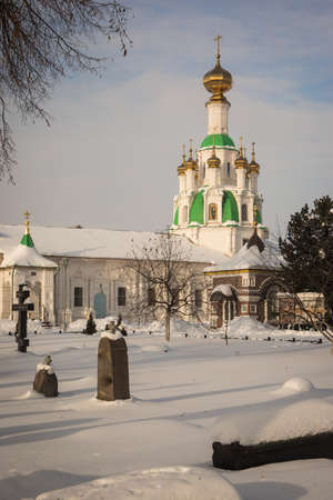 Image of Spaso Vvedensky Tolga Women's Monastery in the Yaroslavl Region, Russiaの写真素材