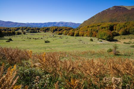 Image of early autumn in the mountains of Abruzzo, Italy