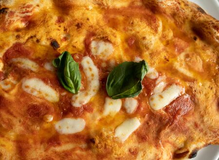 Image of amazingly tasty Neapolitan rolled pizza with ricotta fillingの写真素材