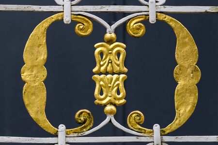 Palace Pillnitz Coat Of Arms Detail From Fenceのeditorial素材