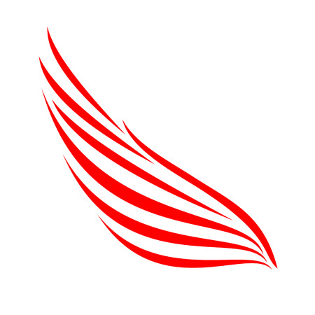 Abstract Wing Linesのイラスト素材