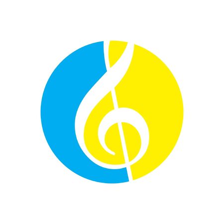 Soft Symphony Circle Logoのイラスト素材