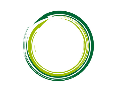 Enso Zen Symbol Greenのイラスト素材