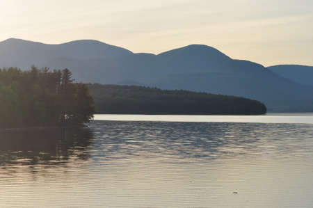 Lake with Reflectionの写真素材