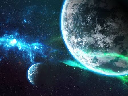 Planet desktop digital background