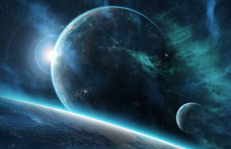 Planet desktop digital background