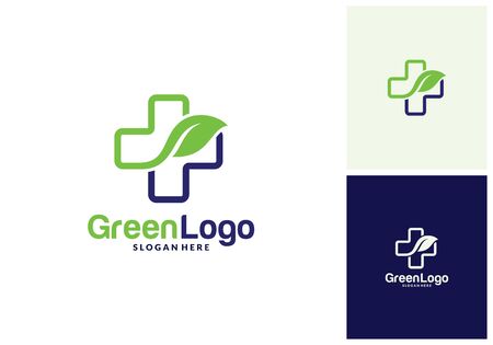 Health tree people logo and Icon Template, Green logo vectorのイラスト素材
