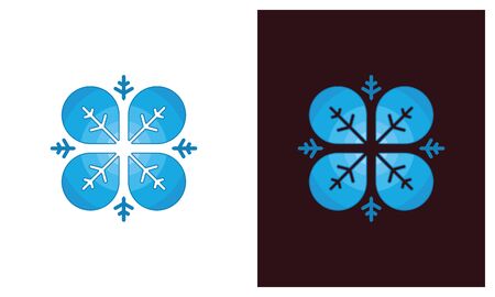 Nature leaf logo, environment logo , ecology logo template designs, Lotus Wellness Logo Design Template Elementのイラスト素材