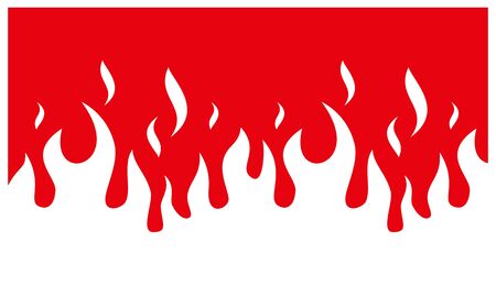 Fire flame background. fire banner. Vector illustration.のイラスト素材