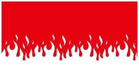 Fire flame background. fire banner. Vector illustration.のイラスト素材
