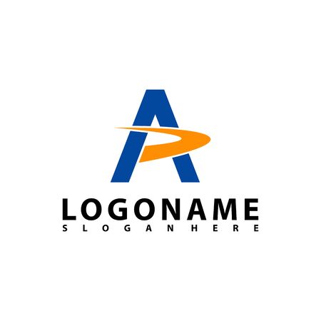 AP Letter Logo Design with Creative Modern Trendy Typography, AR Letter Logo vector.のイラスト素材
