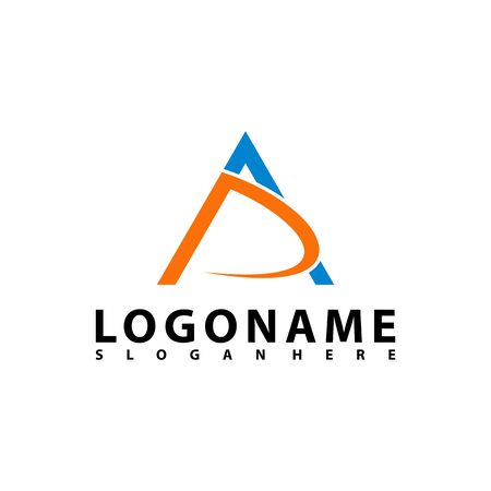 AP Letter Logo Design with Creative Modern Trendy Typography, AR Letter Logo vector.のイラスト素材