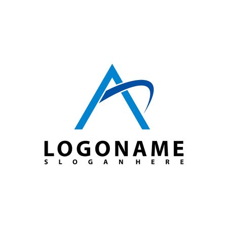 AP Letter Logo Design with Creative Modern Trendy Typography, AR Letter Logo vector.のイラスト素材