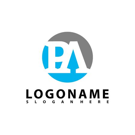 AP Letter Logo Design with Creative Modern Trendy Typography, AR Letter Logo vector.のイラスト素材