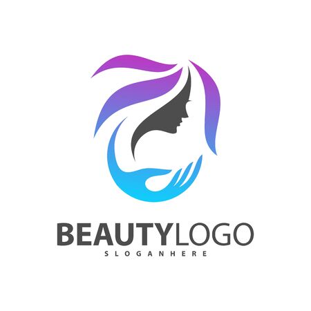 Beauty Care Logo Design Elementのイラスト素材