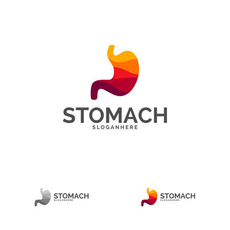 Stomach Template Design Vector, Stomach Care Design Concept Vectorのイラスト素材