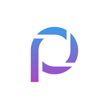 Letter P icon design template elements, Initial P concept - Vectorのイラスト素材