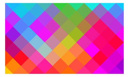Polygon Abstract Backgrounds. Rainbow Color vector banner.