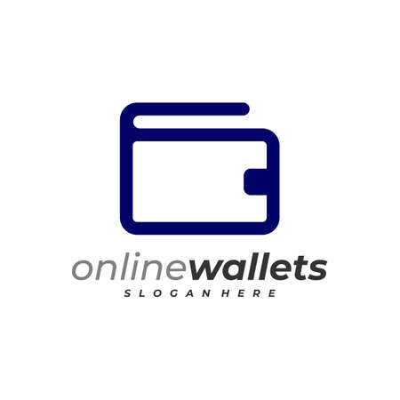 Wallets logo vector template, Creative Wallets logo design conceptsのイラスト素材