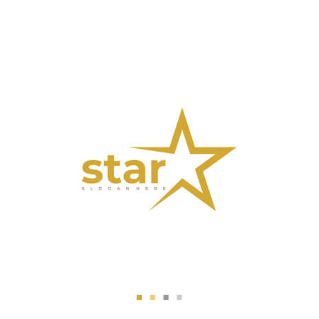 Star logo vector template, Creative Star logo design conceptsのイラスト素材