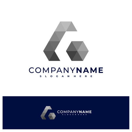 Letter A logo design vector, Creative A logo concepts template illustration.のイラスト素材